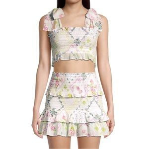 Love Shack Fancy skirt/top set